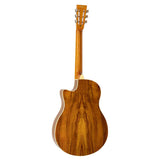 Royall KOA12US Tricone Resonator 12-Fret – Hawaïaans Koa, Cutaway, Undersaddle Pickup, Hardcase