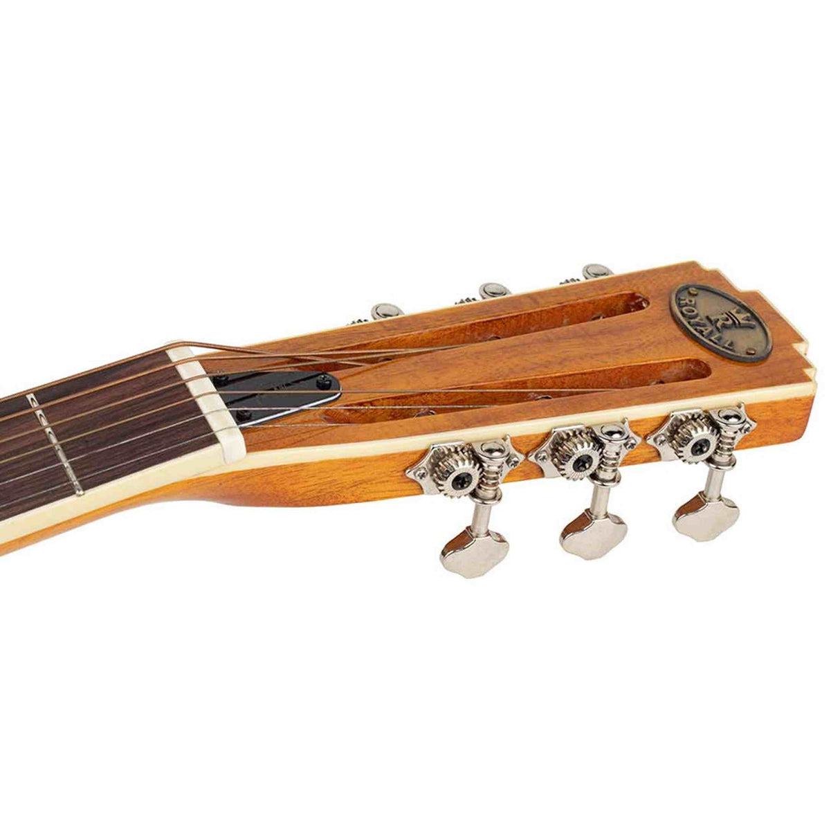 Royall KOA12US Tricone Resonator 12-Fret – Hawaïaans Koa, Cutaway, Undersaddle Pickup, Hardcase