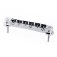 TonePros AVR2P-CH AVR2P tune-o-matic bridge with pre-notched saddles, for USA guitars, chrome