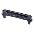 TonePros T3BP-BK T3BP tune-o-matic bridge, for USA guitars, black