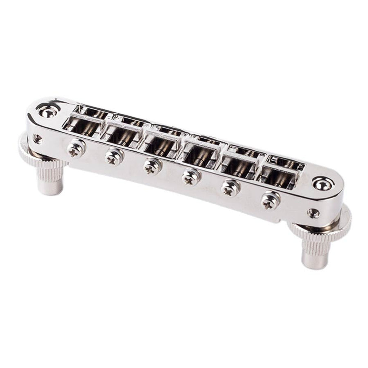 TonePros T3BP-N T3BP tune-o-matic bridge, for USA guitars, nickel