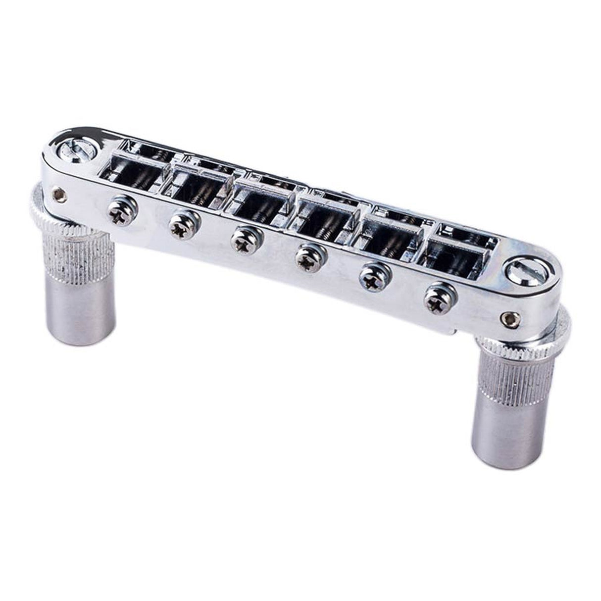 TonePros T3BT-CH T3BT tune-o-matic bridge, metric/for import guitars, chrome