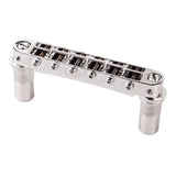 TonePros T3BT-N T3BT tune-o-matic bridge, metric/for import guitars, nickel