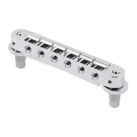 TonePros TP6-CH TP6 -tune-o-matic bridge, for USA guitars, chrome