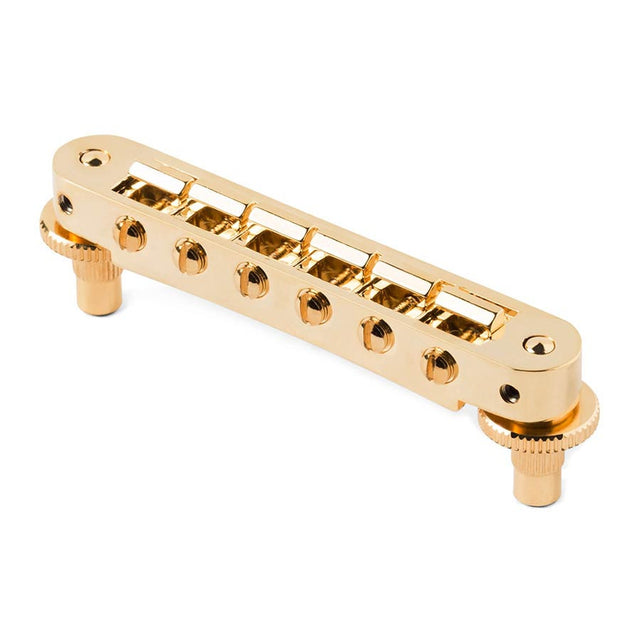 TonePros TP6-G TP6 tune-o-matic bridge, for USA guitars, gold