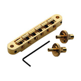 TonePros TP6-G TP6 tune-o-matic bridge, for USA guitars, gold