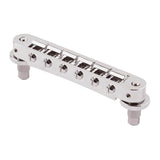 TonePros TP6-N TP6 tune-o-matic bridge, for USA guitars, nickel