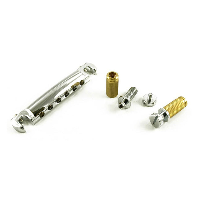 TonePros VTNA-N VTNA wraparound bridge, for USA guitars, nickel