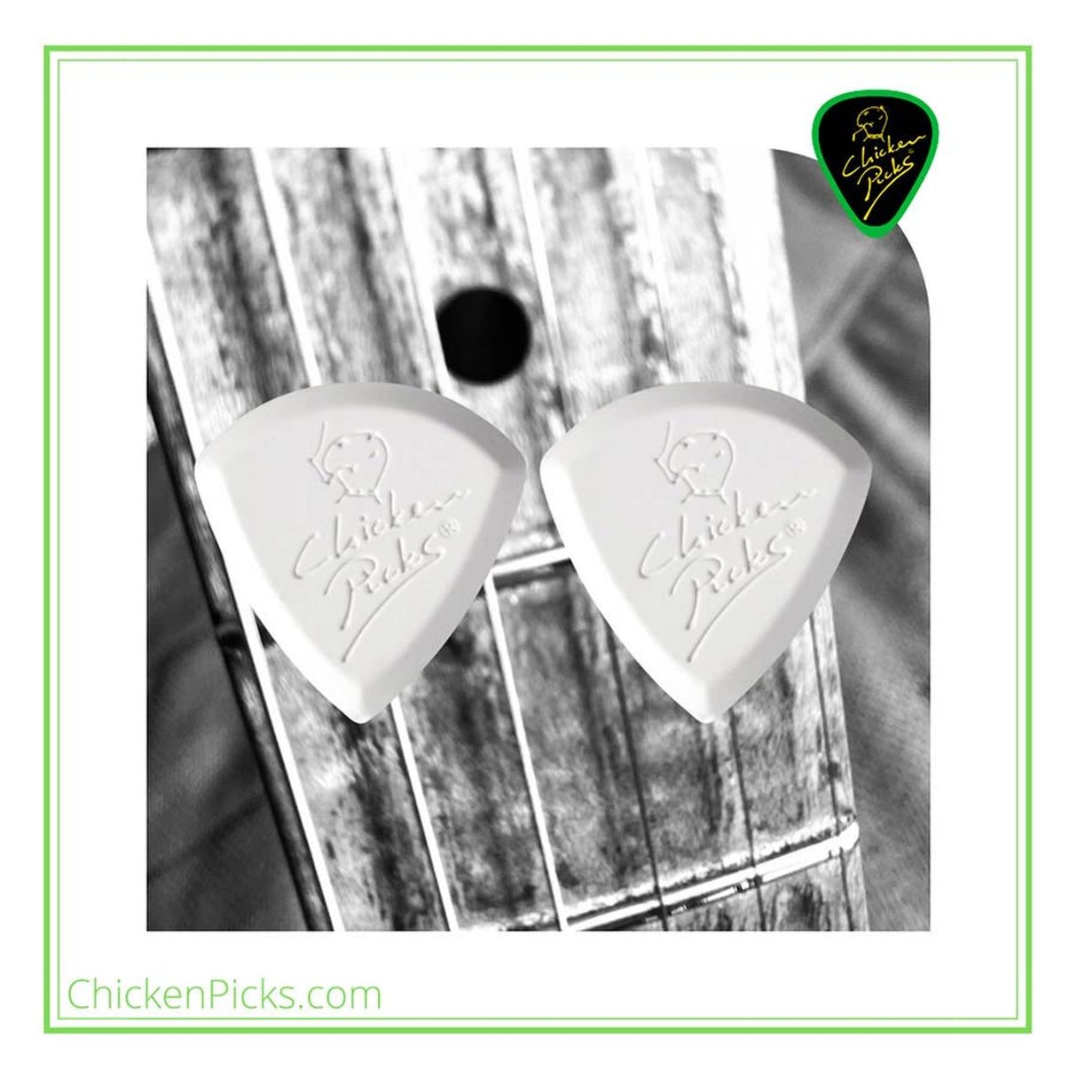 ChickenPicks 2-BA-20 Badazz III 2.0mm gitaarpick 2-pack