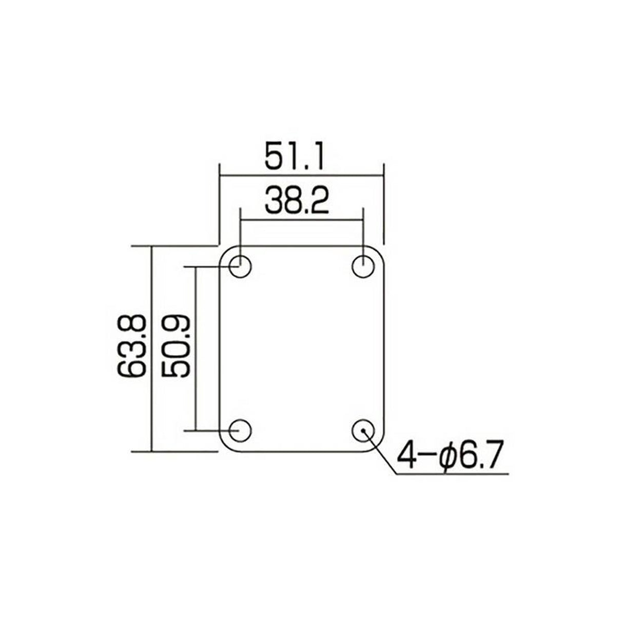 Allparts AP0601010 serial numbered neck plate