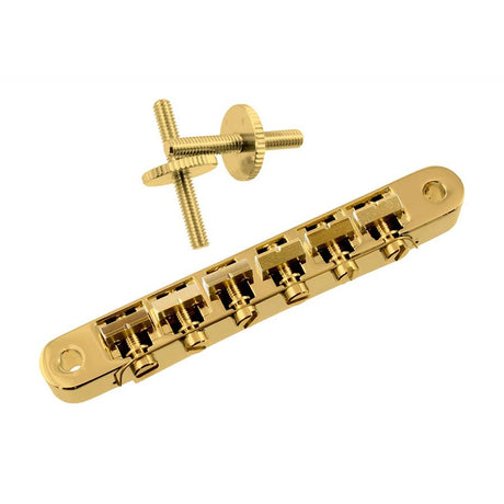 Allparts GB0520002 tune-o-matic bridge, vintage ABR-1 style, gold