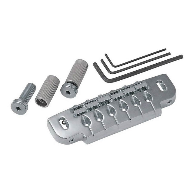 Allparts GB2570010 Gotoh 510UB wraparound tailpiece, chrome