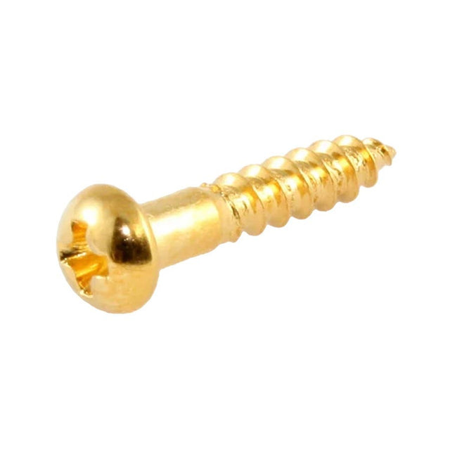 Allparts GS0006002 long machine head screws, gold, 16pcs