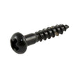 Allparts GS0006003 long machine head screws, black, 16pcs