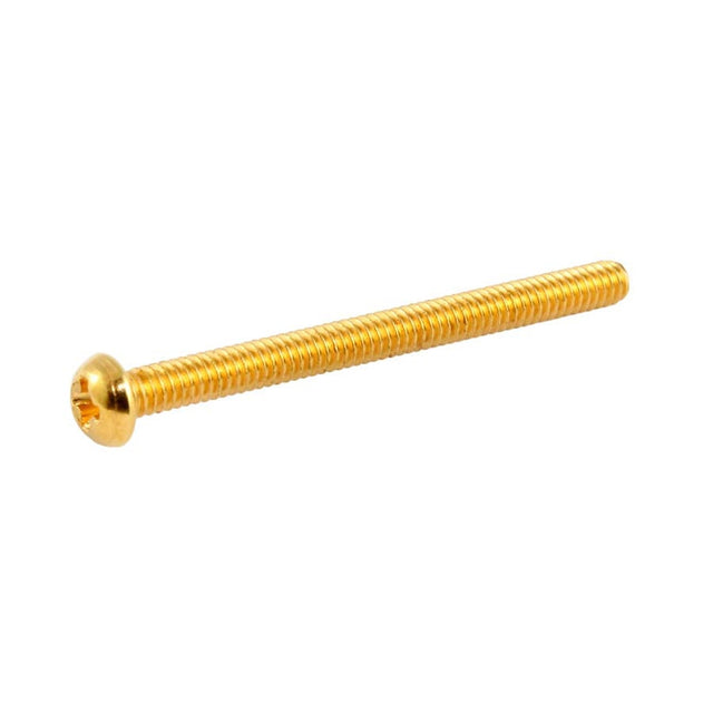 Allparts GS0012B02 bulk pack of humbucking screws, gold, 50pcs