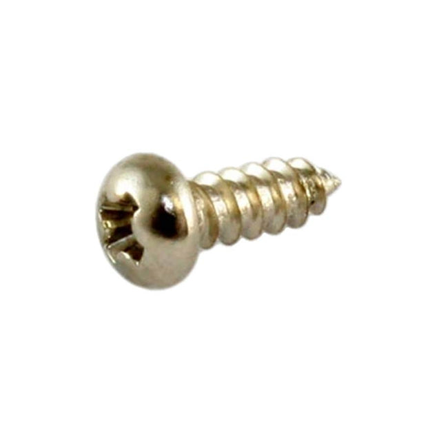 Allparts GS3206001 truss rod cover screws, nickel, 8pcs