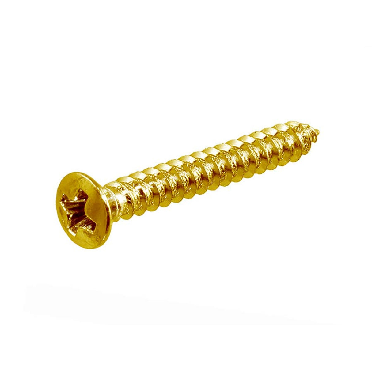 Allparts GS3364B02 bulk pack of 1-inch bridge mounting screws, gold, 50pcs