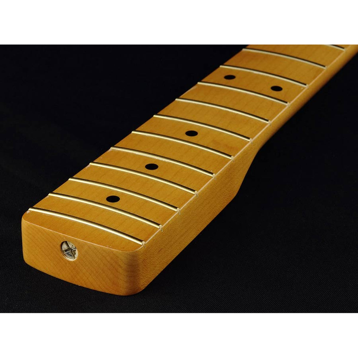 Allparts JMF neck for Jazz Bass®, maple fretboard, 10" radius, 20 frets, vintage tinted finish