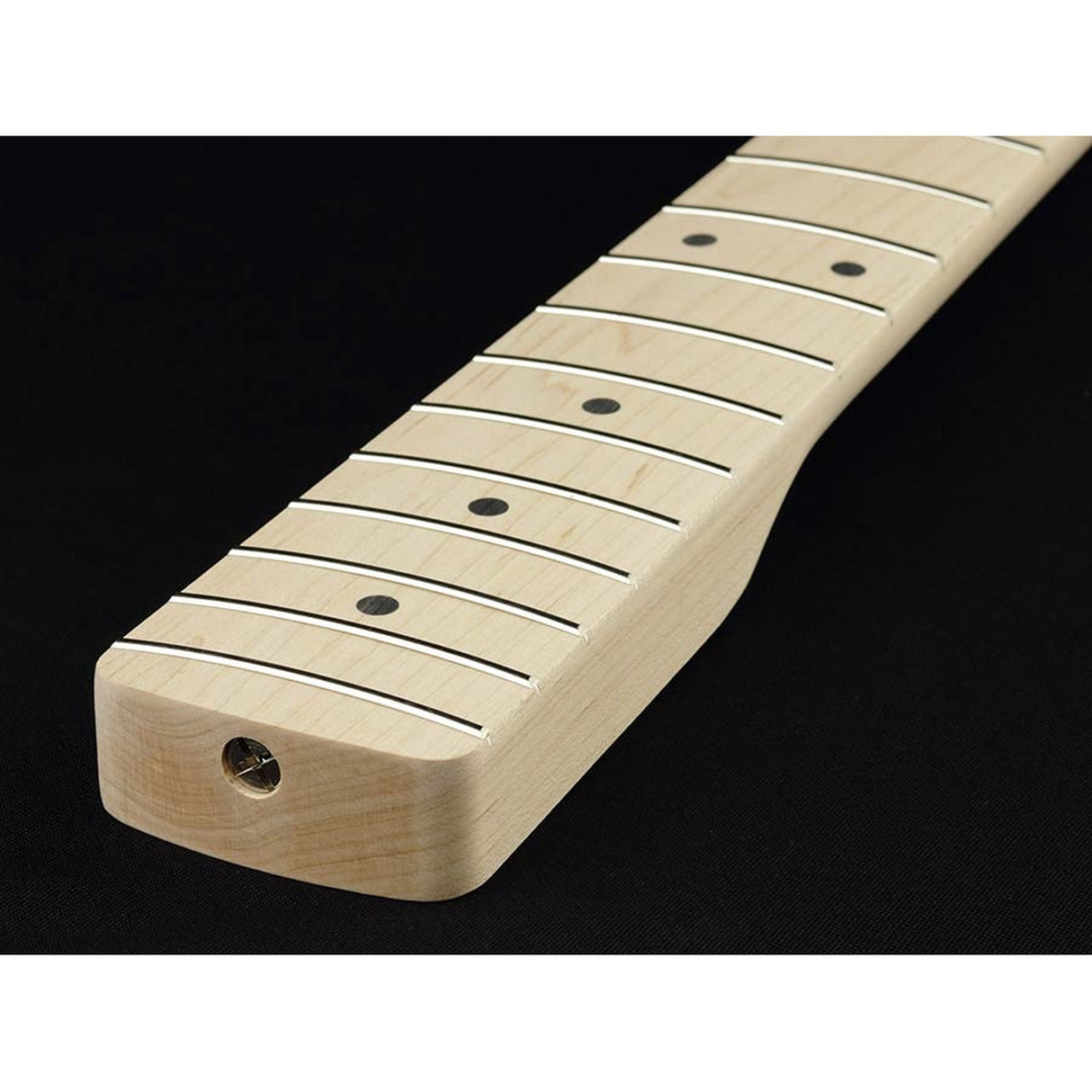 Allparts JMO neck for Jazz Bass®, maple fretboard, 10" radius, 20 frets, sanded/unfinished