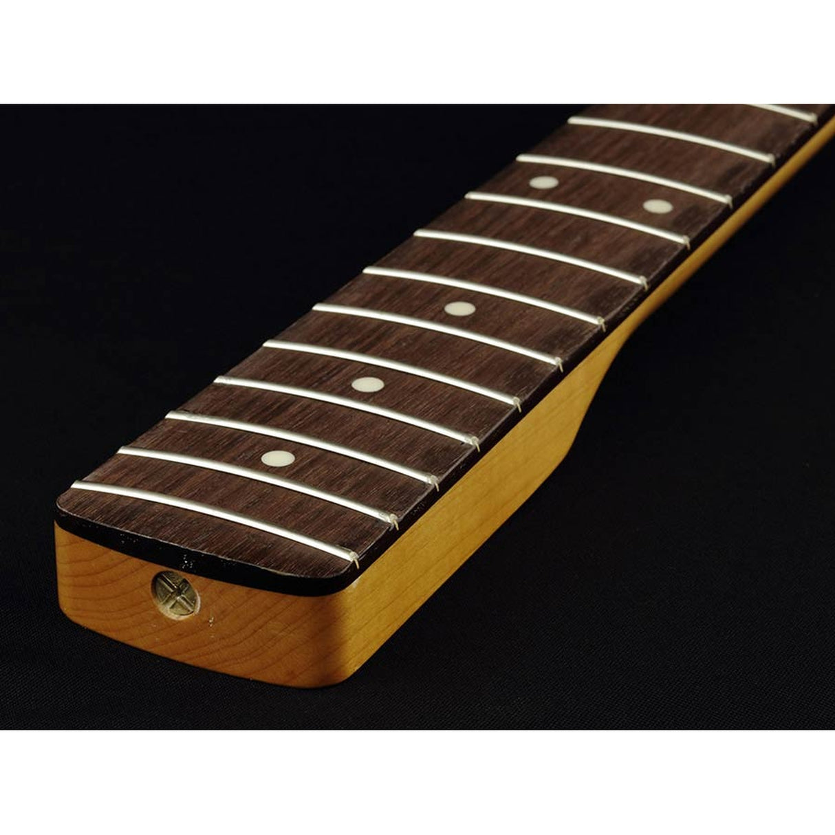 Allparts JRF neck for Jazz Bass®, rosewood fretboard, 10" radius, 20 frets, vintage tinted finish