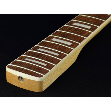 Allparts JRFB neck for Jazz Bass®, white pearloid block markers, rosewood, 10", 20 frets, vintage tinted finish