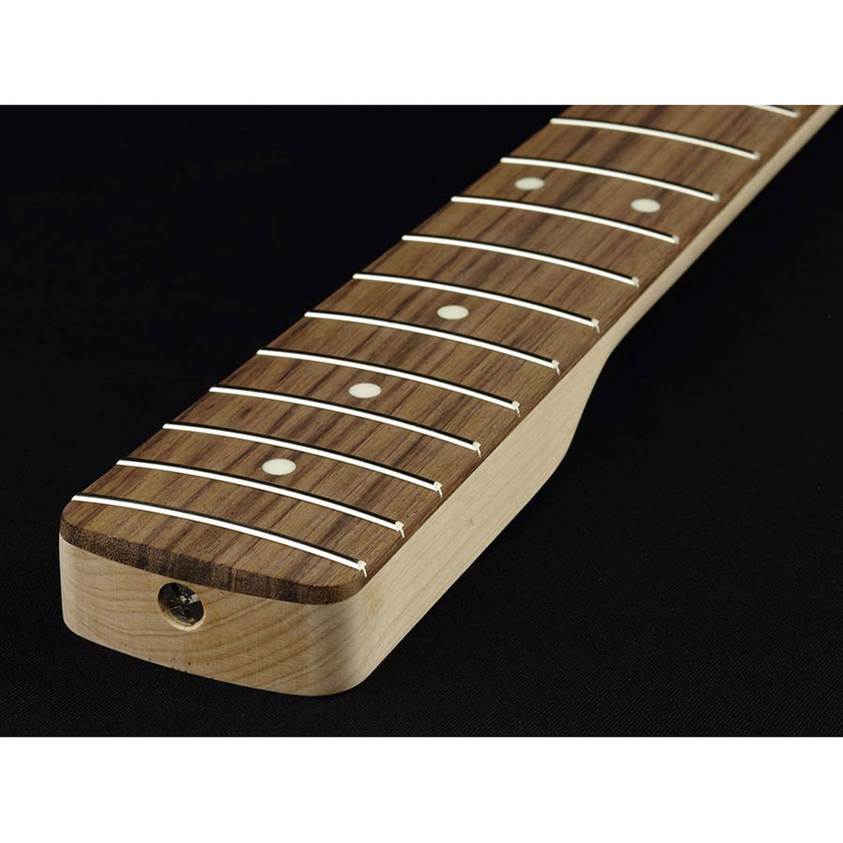 Allparts JRO neck for Jazz Bass®, rosewood fretboard, 10" radius, 20 frets, sanded/unfinished