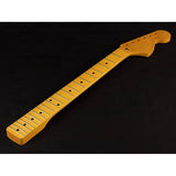 Allparts LMFC large headstock Stratocaster® neck, maple, 10" radius, 21 tall frets, polyurethane finish