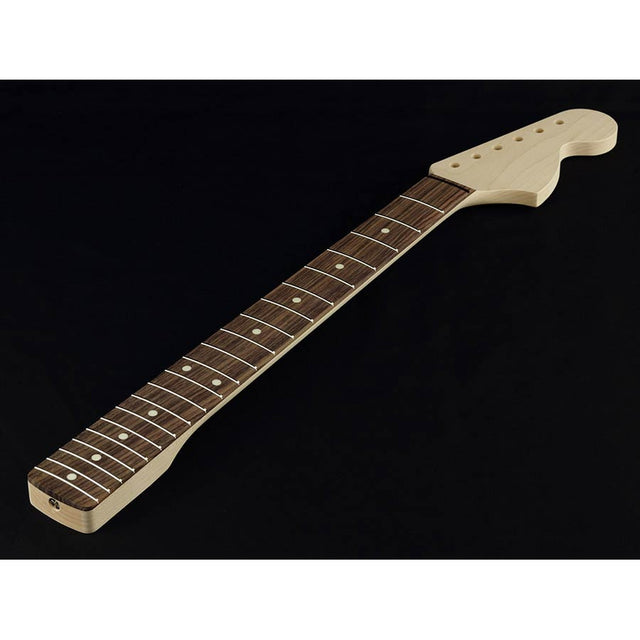 Allparts LRO large headstock Stratocaster® neck, rosewood, 7,25" radius, 21 tall frets, sanded/unfinished