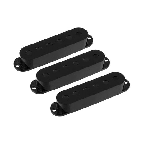 Allparts PC0406023 pickup covers voor Stratocaster®, zwart, 3 stuks