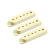 Allparts PC0406048 pickup covers voor Stratocaster®, vintage cream, 3 stuks