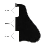 Allparts PG0818037 pickguard for Gibson® ES-335®, short, black