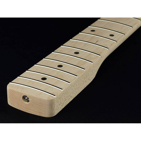 Allparts PJMOFAT neck for Jazz Bass® or Precision Bass®, maple fretboard, 7,25" radius, 21 frets, sanded/unfinished