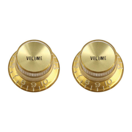 Allparts PK0184032 Gouden Reflector Volumeknoppen 2 Stuks