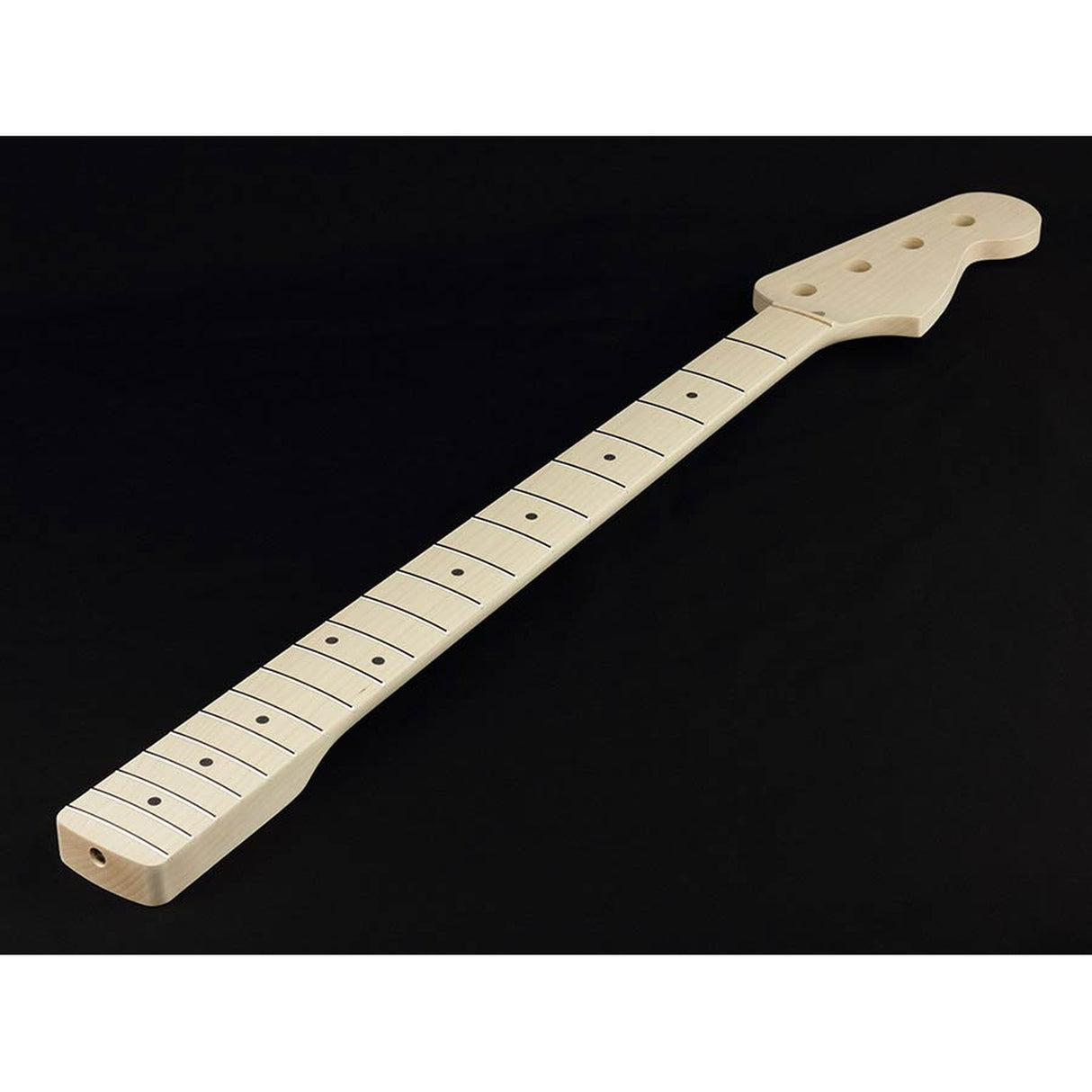 Allparts PMO neck for Precision Bass®, maple fretboard, 10" radius, 20 frets, sanded/unfinished