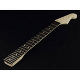 Allparts SEO neck for Stratocaster®, ebony fretboard, 12" radius, 22 jumbo frets, sanded/unfinished