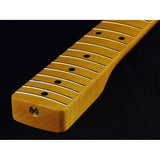 Allparts SMNF neck for Stratocaster®, maple, 7,25", 21 vintage frets, vintage tinted nitrocellulose finish