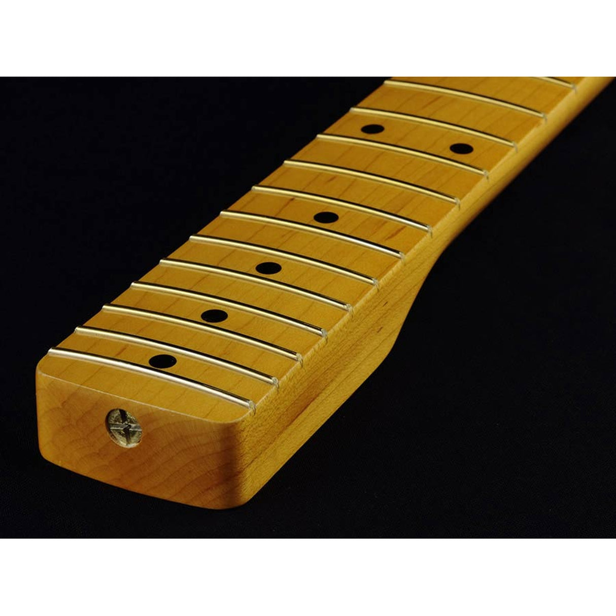 Allparts SMNFFAT neck for Stratocaster®, chunky, maple, 9,5", 21 tall frets, vintage tinted nitrocellulose finish