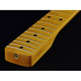 Allparts SMNFFAT neck for Stratocaster®, chunky, maple, 9,5", 21 tall frets, vintage tinted nitrocellulose finish