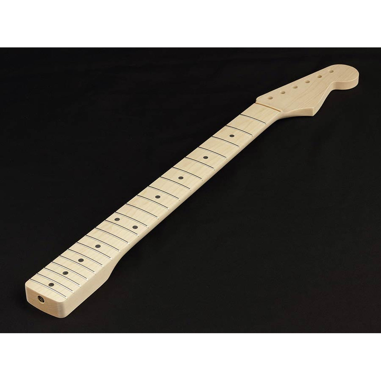 Allparts SMOC neck for Stratocaster®, C profile, maple fretboard, 10" radius, 21 tall frets, sanded/unfinished