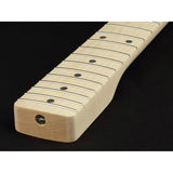 Allparts SMOC neck for Stratocaster®, C profile, maple fretboard, 10" radius, 21 tall frets, sanded/unfinished