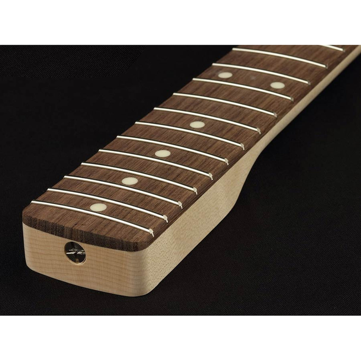 Allparts SROC neck for Stratocaster®, rosewood fretboard, 9,5" radius, 21 tall frets, sanded/unfinished