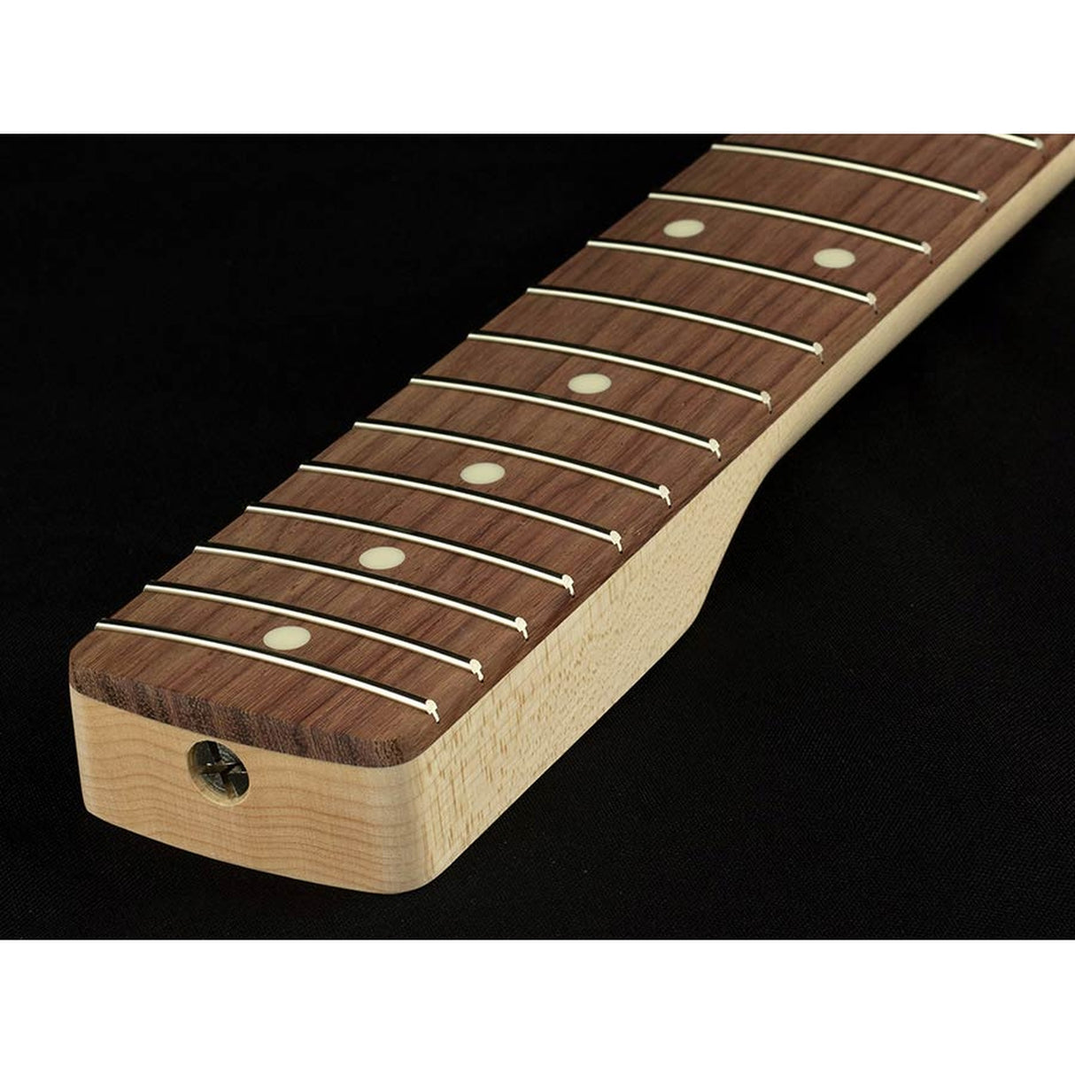 Allparts SROFAT neck for Stratocaster®, chunky, rosewood fretboard, 9,5" radius, 21 medium frets, sanded/unfinished