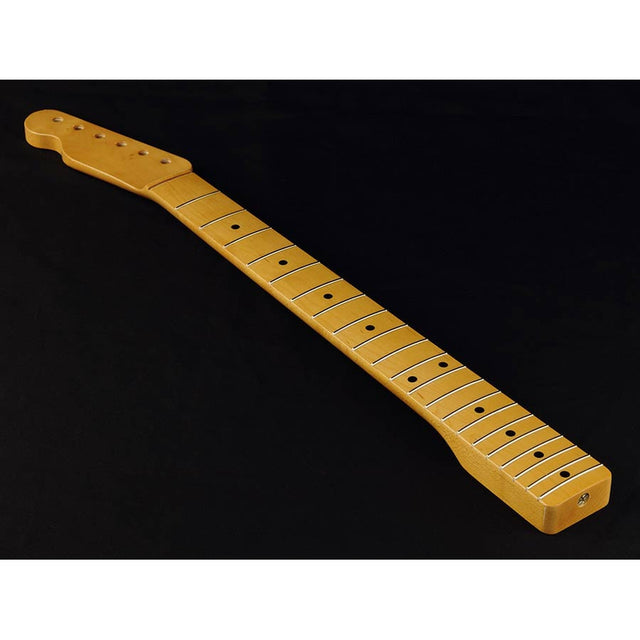 Allparts TMFLC neck for Telecaster®, left handed, maple fretboard, 9,5", 21 tall frets, vintage tinted finish