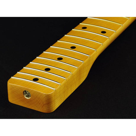 Allparts TMNFFAT neck for Telecaster®, chunky, maple, 9,5", 21 tall frets, vintage tinted nitrocellulose finish