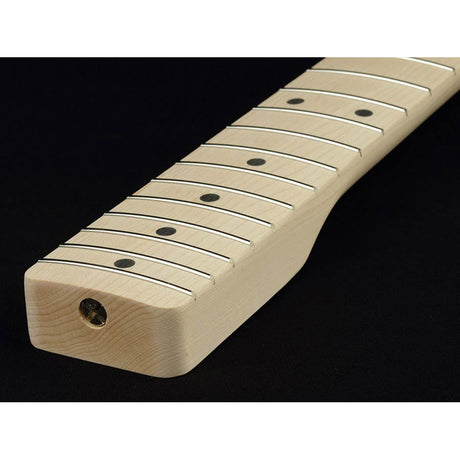 Allparts TMO neck for Telecaster®, maple fretboard, 7,25" radius, 21 vintage frets, sanded/unfinished