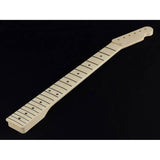 Allparts TMO22 neck for Telecaster®, maple, maple fretboard, 12" radius, 22 jumbo frets, sanded/unfinished