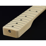 Allparts TMOC neck for Telecaster®, profile C, maple fretboard, 10" radius, 21 tall frets, sanded/unfinished