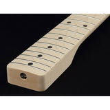 Allparts TMOV neck for Telecaster®, profile V, maple fretboard, 7,25" radius, 21 vintage frets, sanded/unfinished