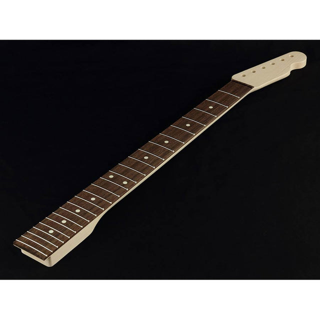 Allparts TRBAR neck for Telecaster®, baritone, rosewood fretboard, 12" radius, 24 medium frets, sanded/unfinished