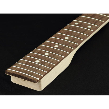 Allparts TRBAR neck for Telecaster®, baritone, rosewood fretboard, 12" radius, 24 medium frets, sanded/unfinished